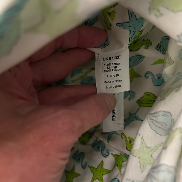 J Crew Palm Tree Straw Tote - Picture 8 of 8